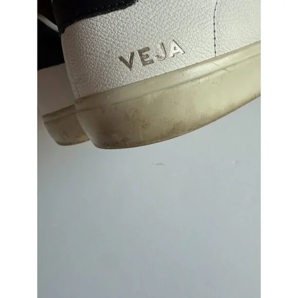 VEJA V-10 Recife White Leather Sneakers - Sustainable - Men's US 9.5 - Picture 7 of 7
